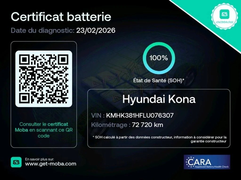 
								Hyundai Kona Creative Électrique 2WD 39kWh BVA full									